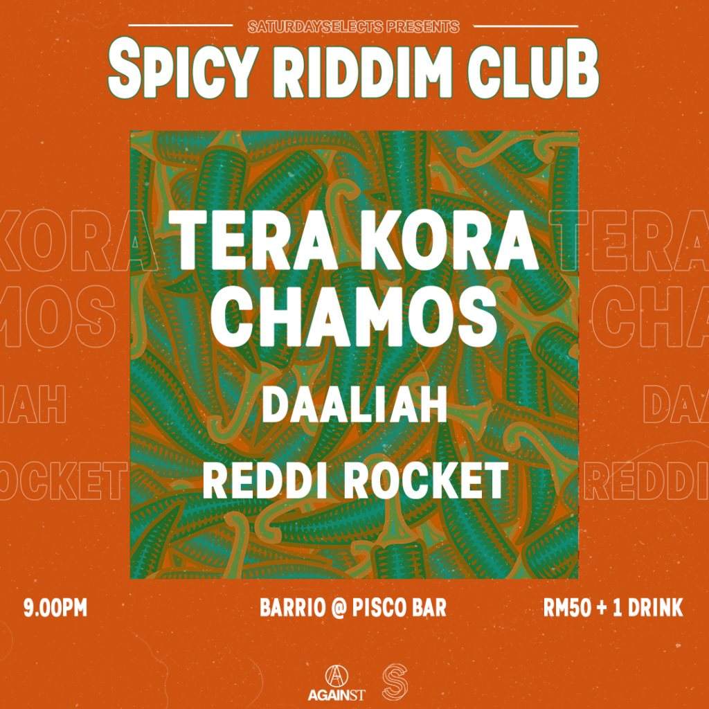 Spicy Riddim Club with Tera Kora & Chamos - Página frontal