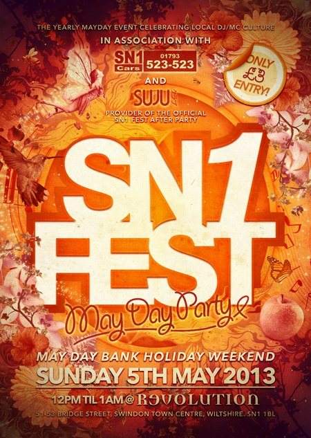 SN1 Fest Mayday Party - フライヤー表