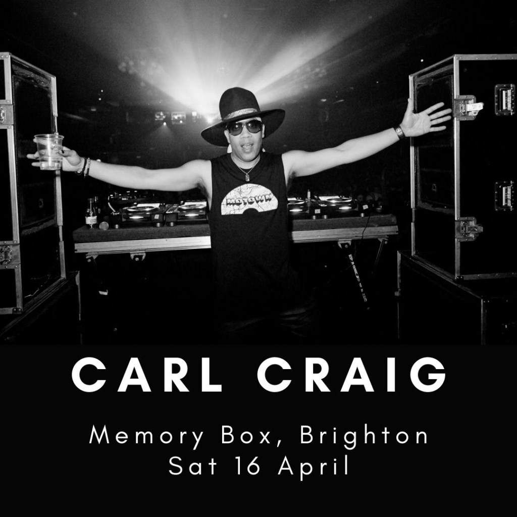 Memory Box with Carl Craig - フライヤー表
