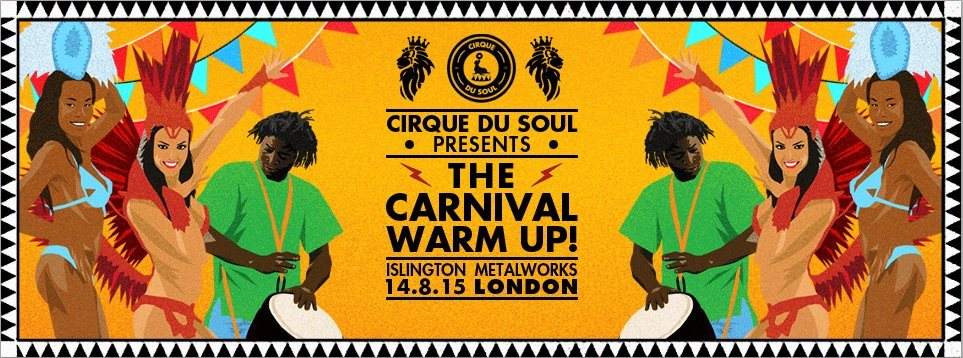 Cirque Du Soul: London - The Carnival Warm Up - Página frontal