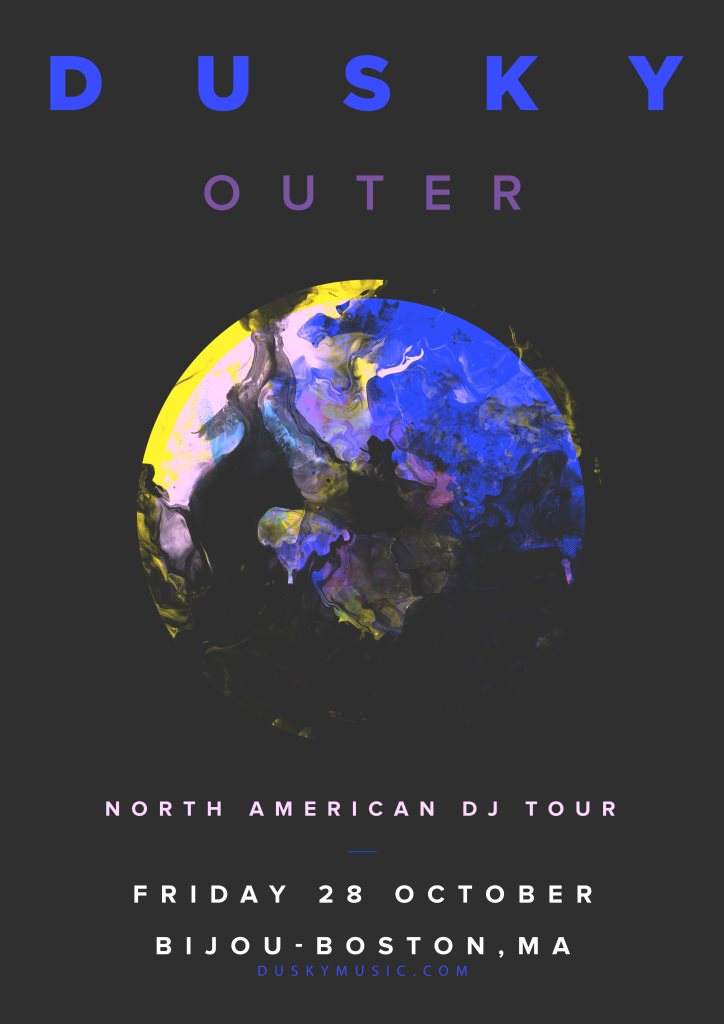 Bijou Fridays: Dusky Outer North American DJ Tour - Página frontal