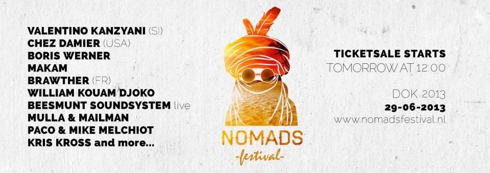 Nomads Festival 2013 - Página frontal