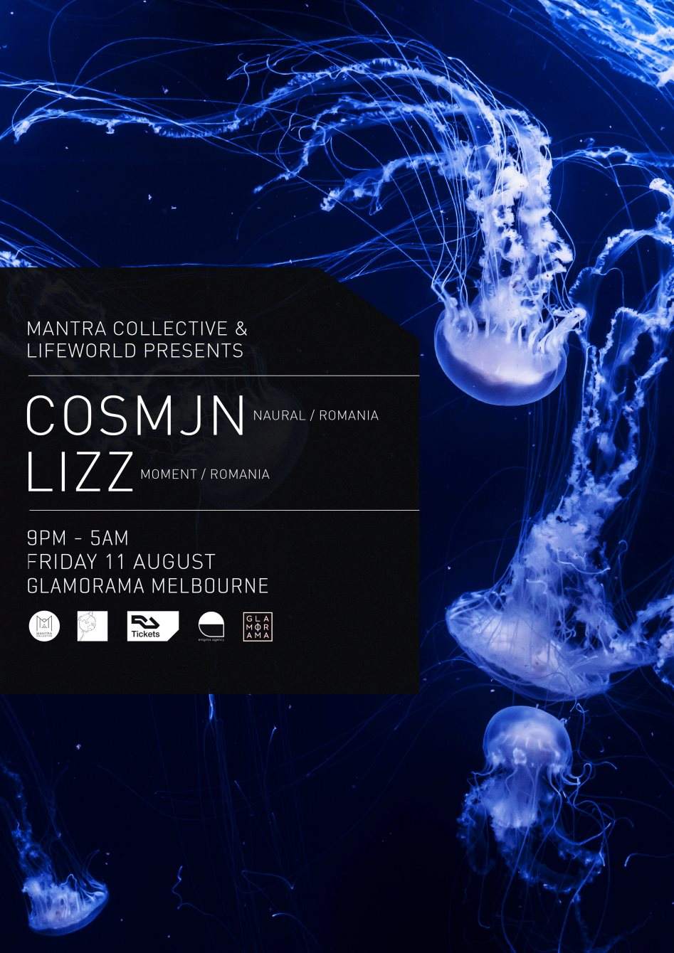 Mantra Collective & Lifeworld present Cosmjn & Lizz - Página frontal