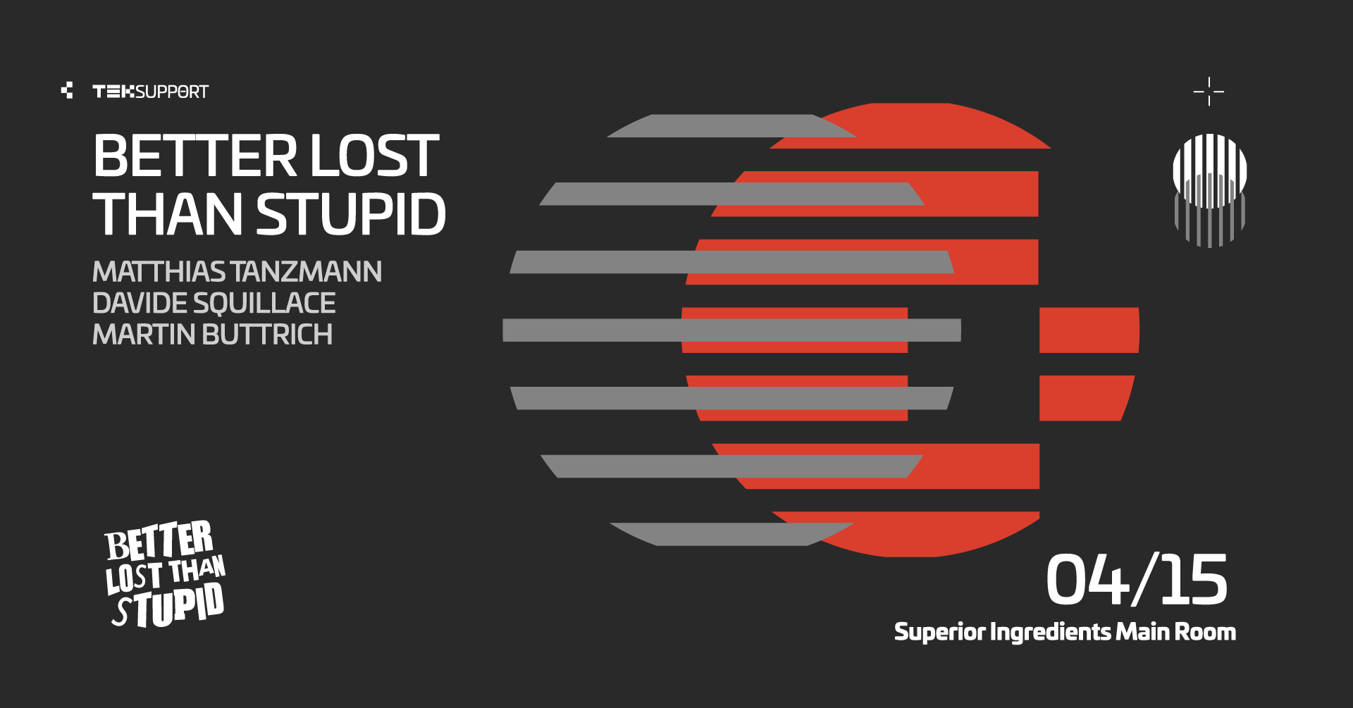 Teksupport: Better Lost Than Stupid - Página frontal