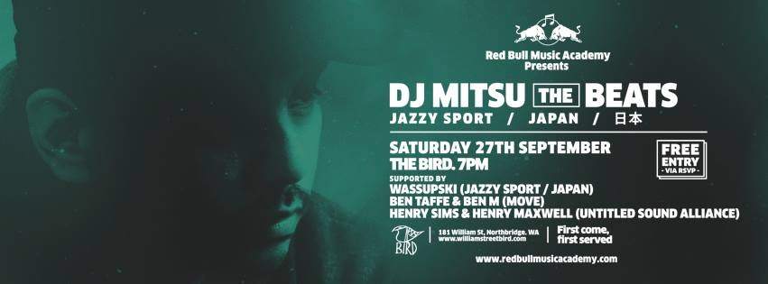 Red Bull Music Academy presents DJ Mitsu The Beats - Página frontal