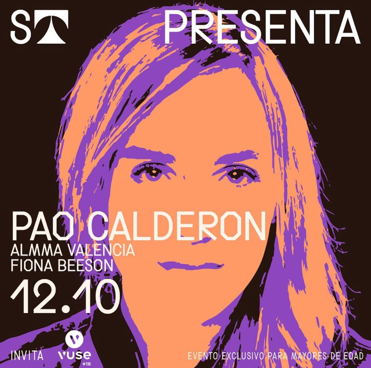 Pao Calderon & Almma Valencia & Fiona Beeson - フライヤー表