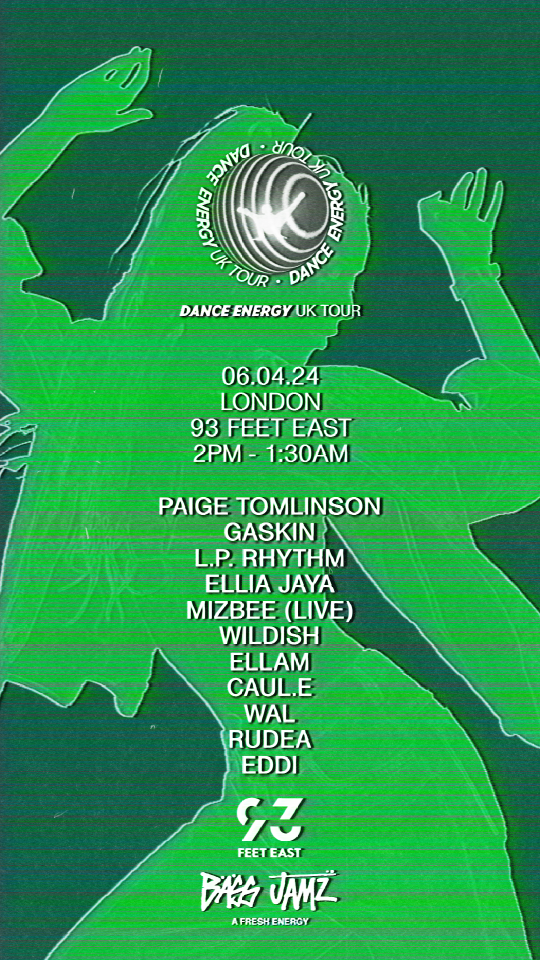 Bass Jamz UK Tour - London - Página frontal