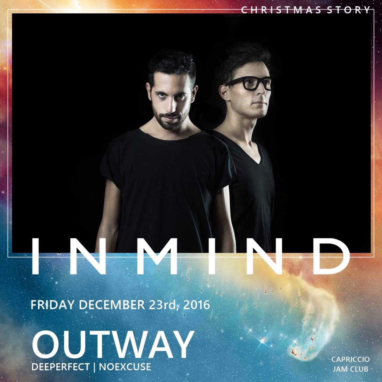 Inmind Christmas Story with Outway, Alessandro Diruggiero - フライヤー表