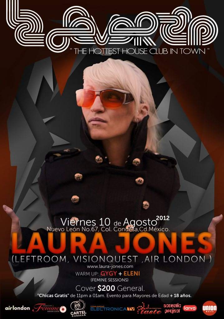 Laura Jones (Leftroom\ Visionquest\ Air London) - Página frontal