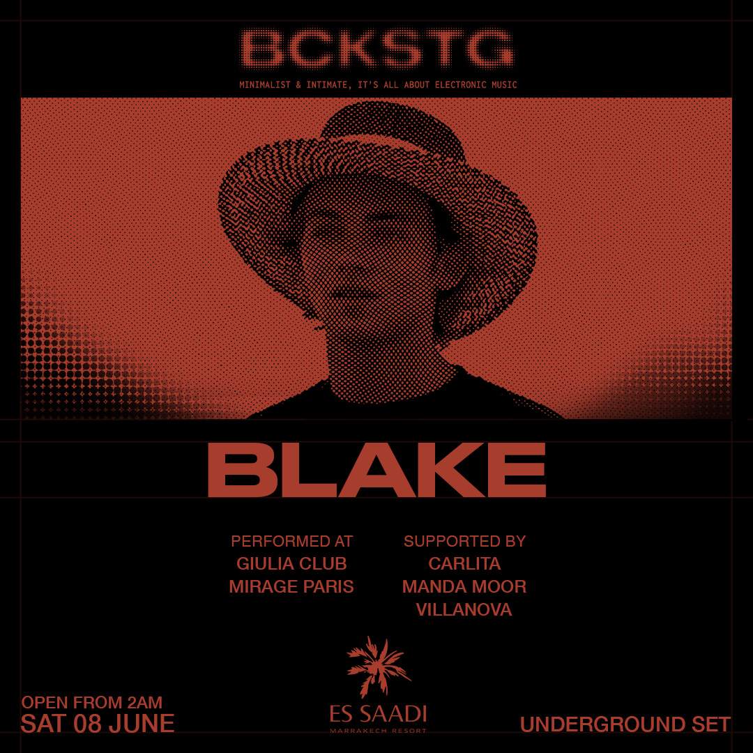 BCKSTG x Blake - フライヤー表