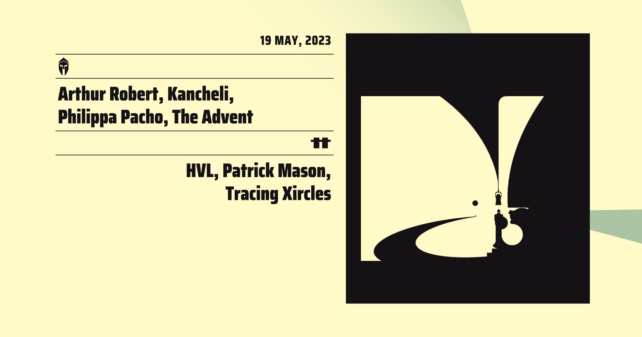 The Advent / Philippa Pacho / Arthur Robert / Kancheli ┃ Patrick Mason / Tracing Xircles / HVL - Página frontal