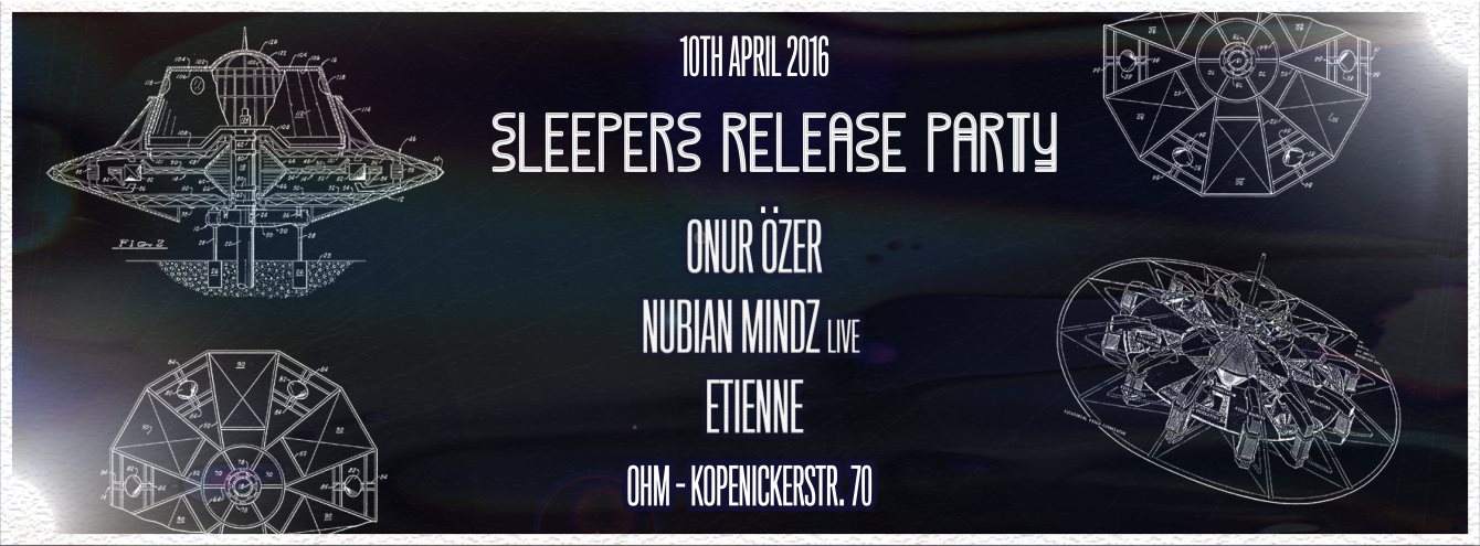 Sleepers Release Party - フライヤー表