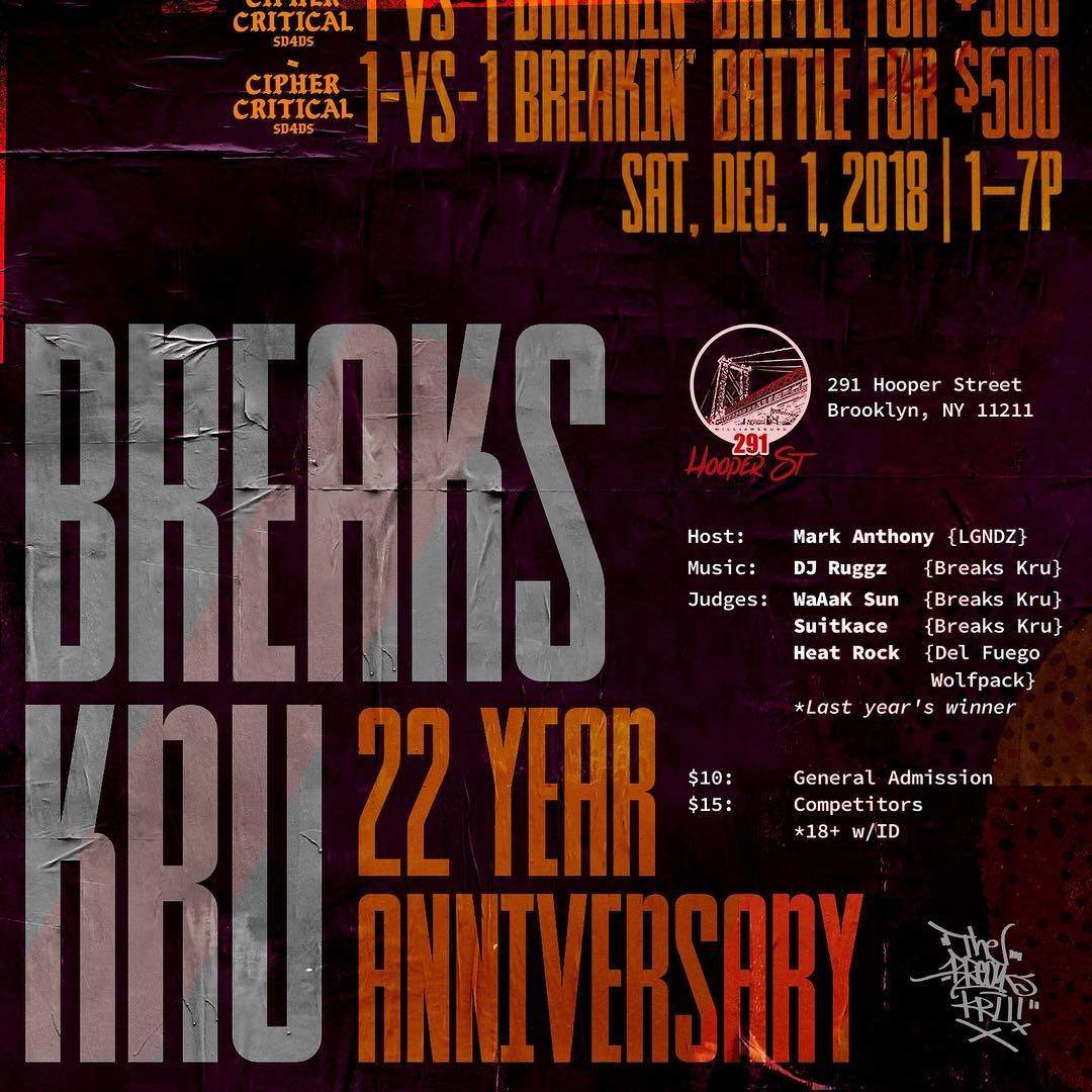 Breaks Kru 22 Year Anniversary - Página frontal