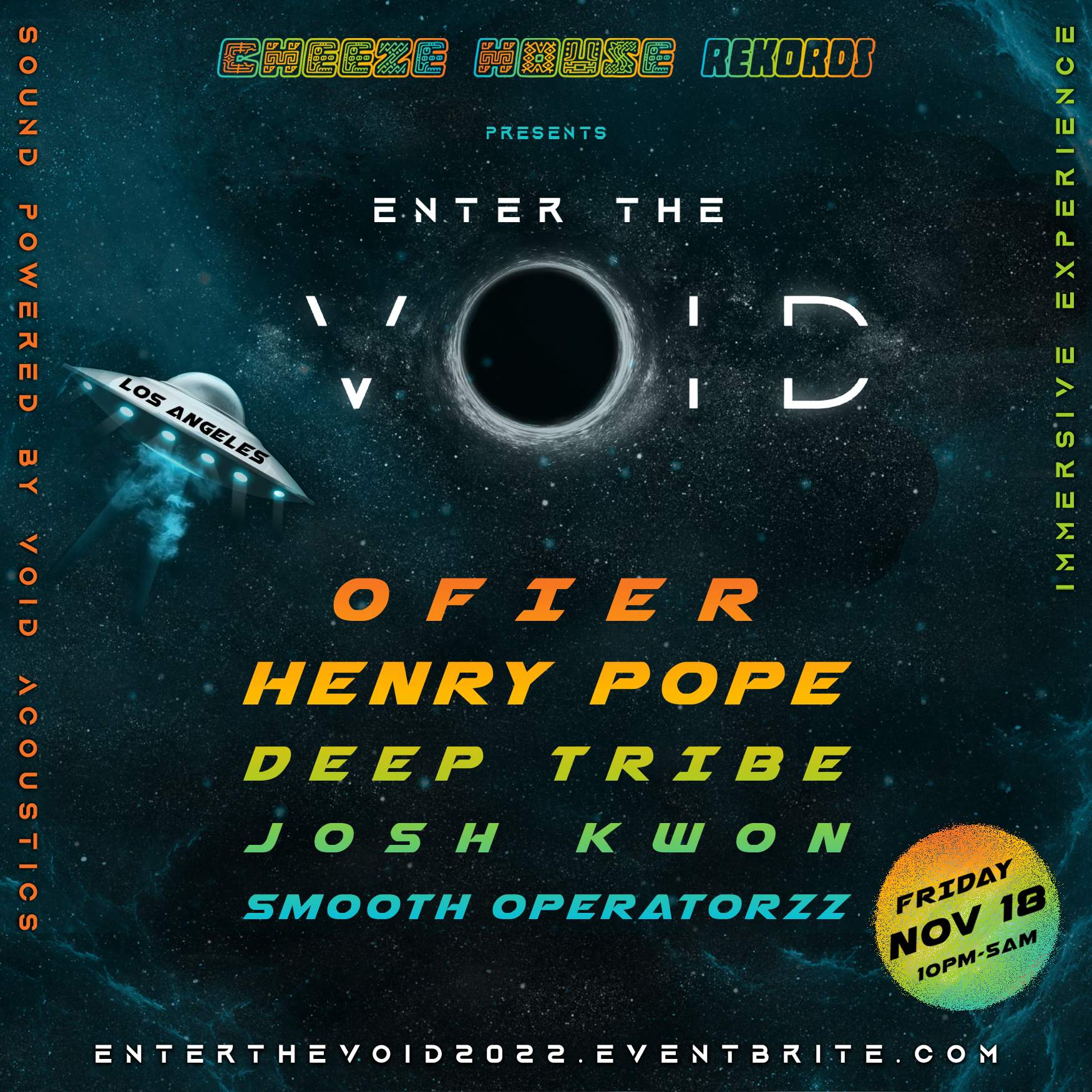 Enter the Void: Ofier, Henry Pope, Deep Tribe, Josh Kwon, Smooth Operatorzz - フライヤー表