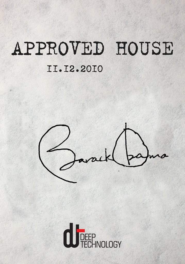 Approved House - フライヤー表