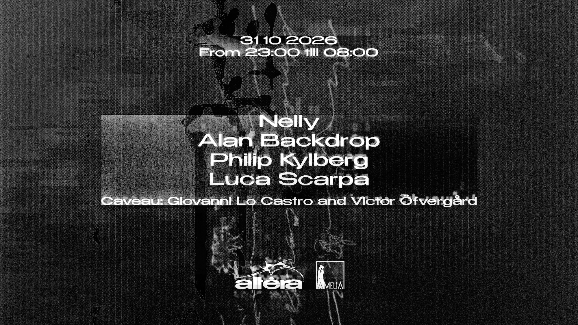 altéra w// Nelly, Alan Backdrop bei Circolo Amelia, Mailand