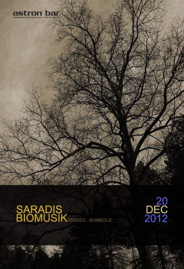 Saradis - Biomusik - フライヤー表