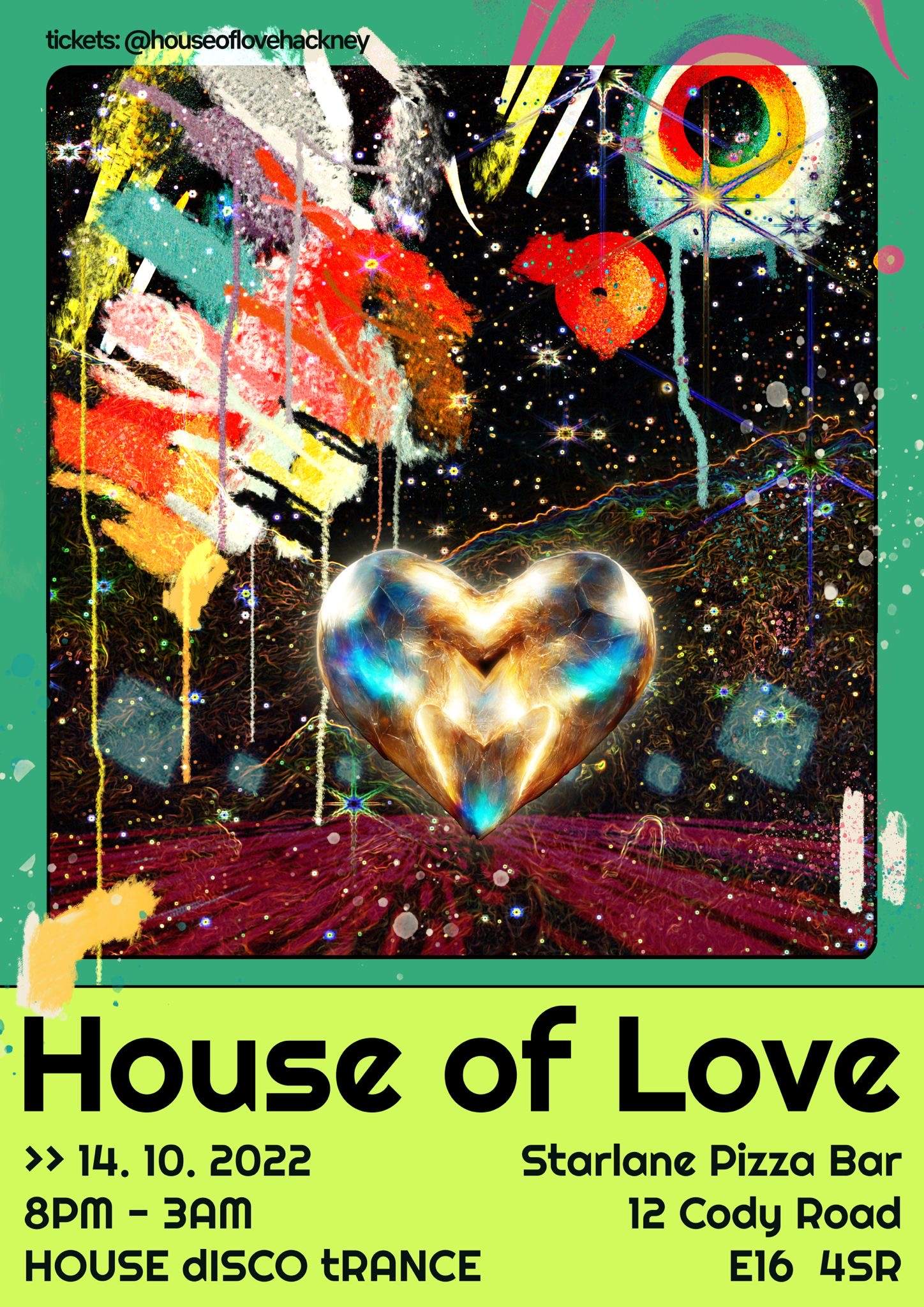 House of Love at Starlane Pizza Bar, London