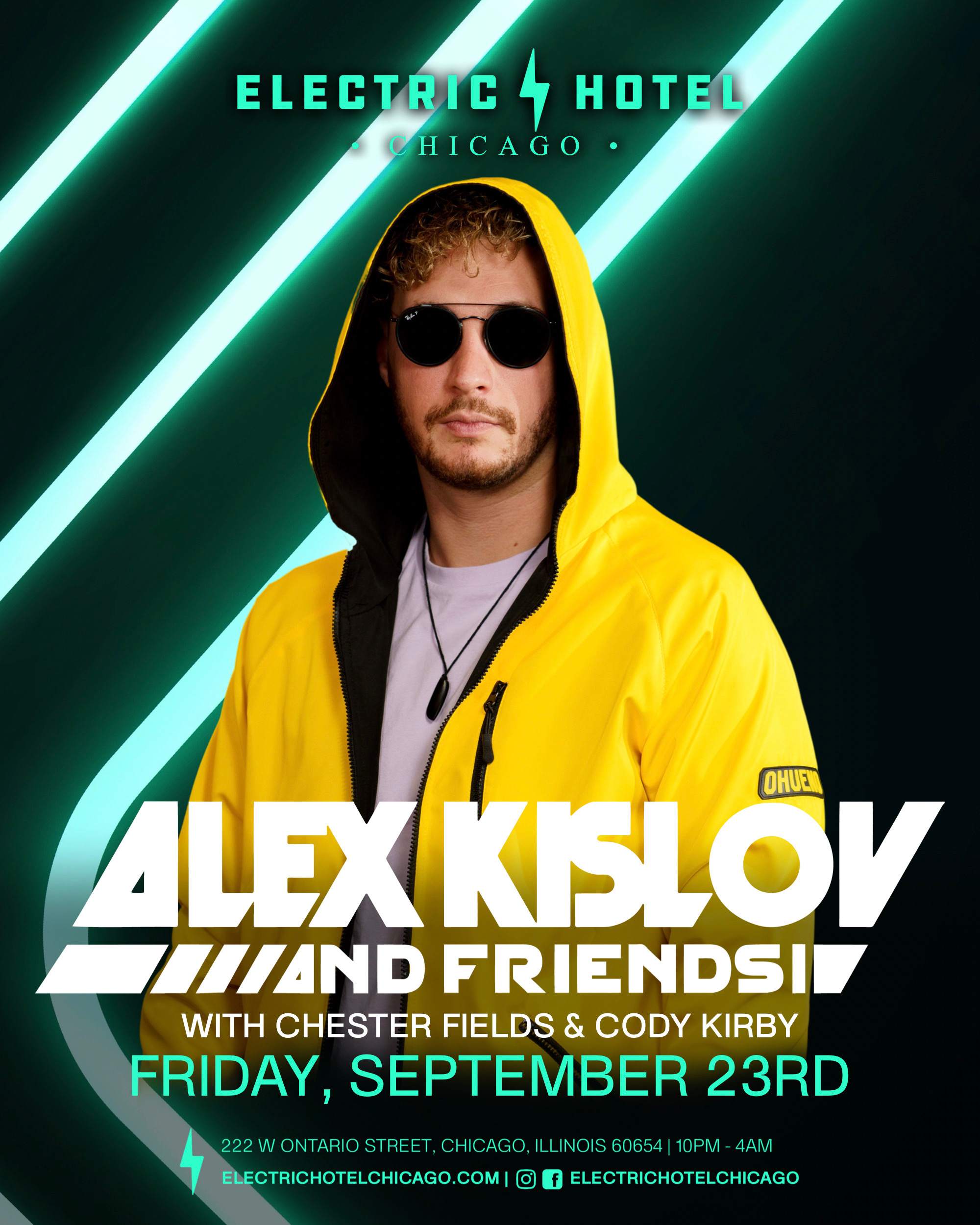 AK & Friends: Chester Fields & Cody Kirby at Electric Hotel Chicago ...