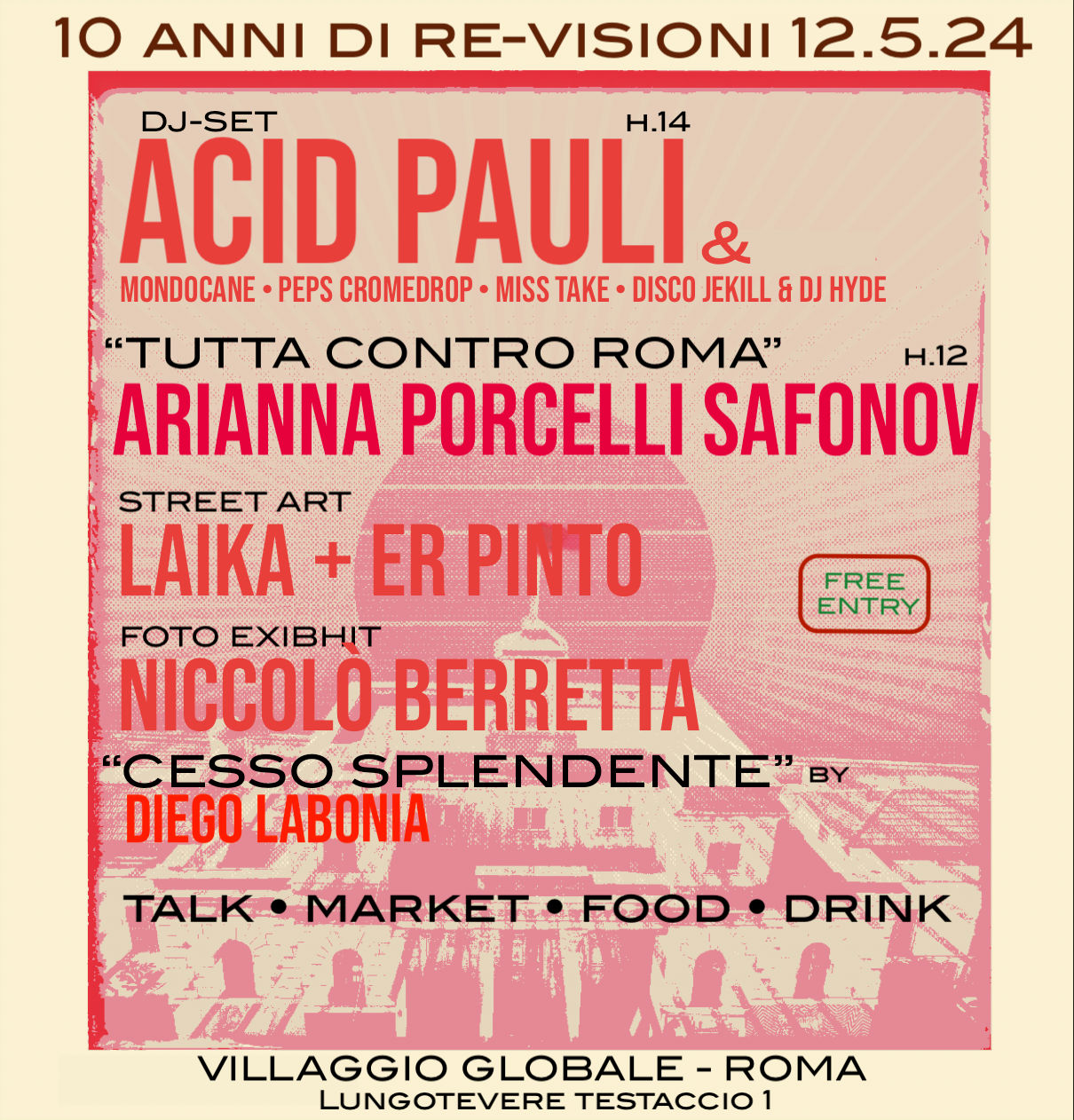 Acid Pauli / 10 anni di Re-Visioni  - Página trasera