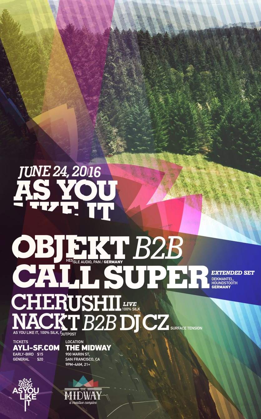As You Like It with Objekt b2b Call Super (Extended Set) - Página frontal