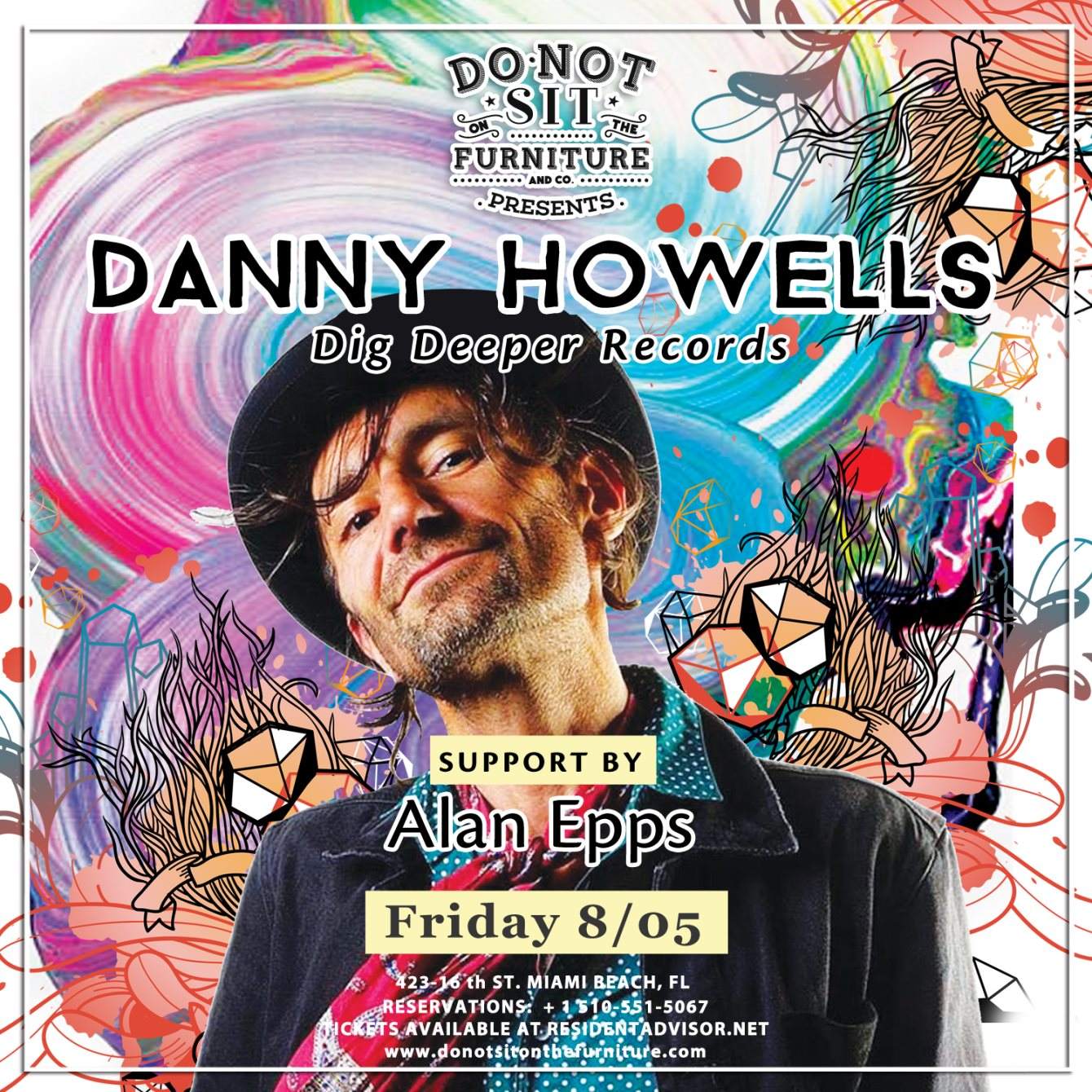 Danny Howells at Do Not Sit On The Furniture, Miami