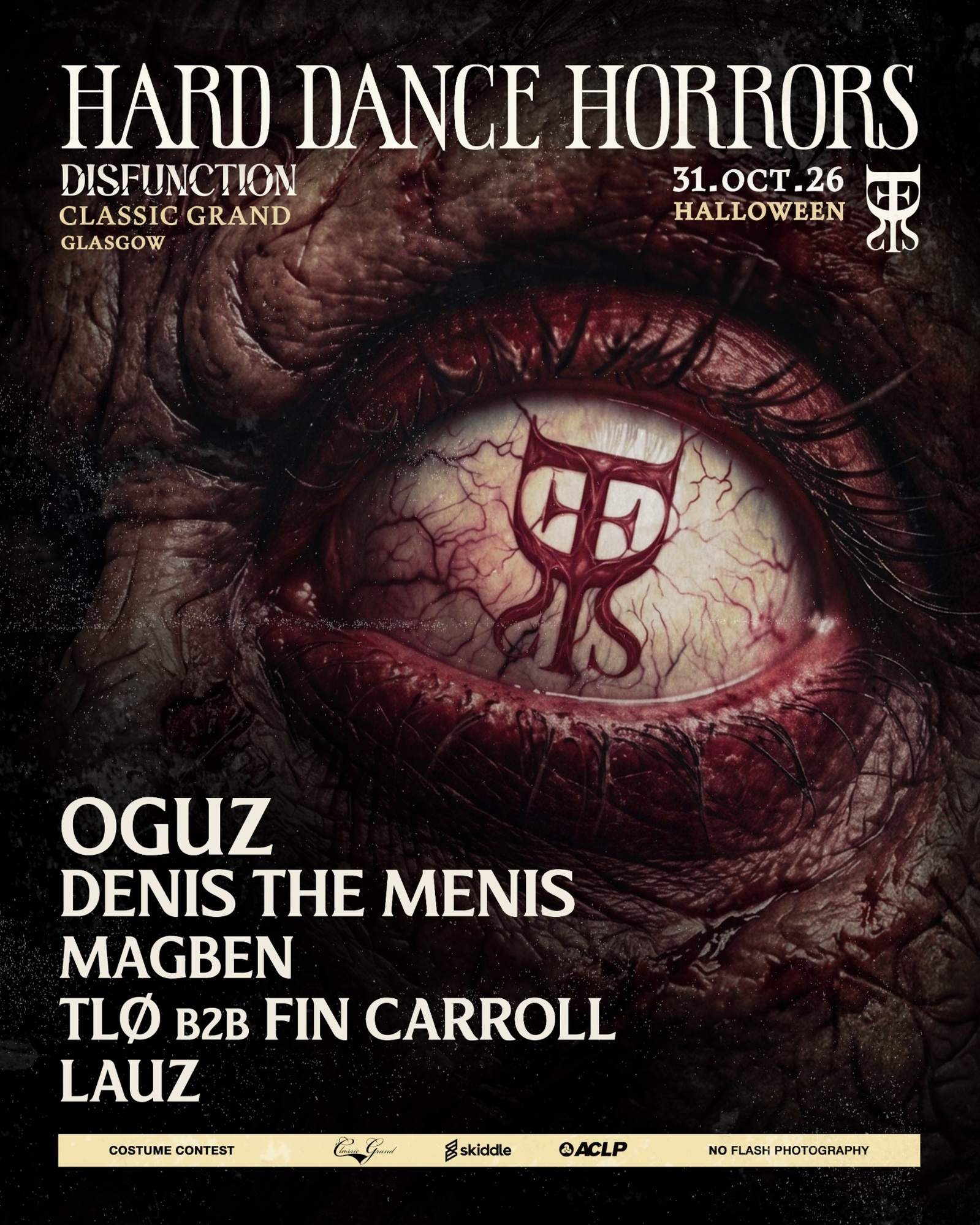 Disfunction: Halloween Horrors at The Classic Grand, Glasgow · Tickets