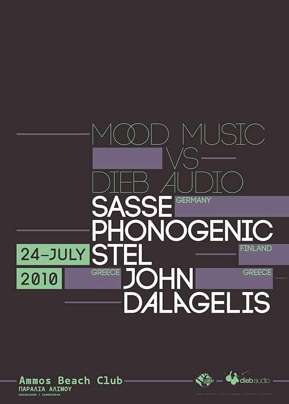Dieb Audio vs Moodmusic - Sasse, Phonogenic, Stel, John Dalagelis - Página frontal