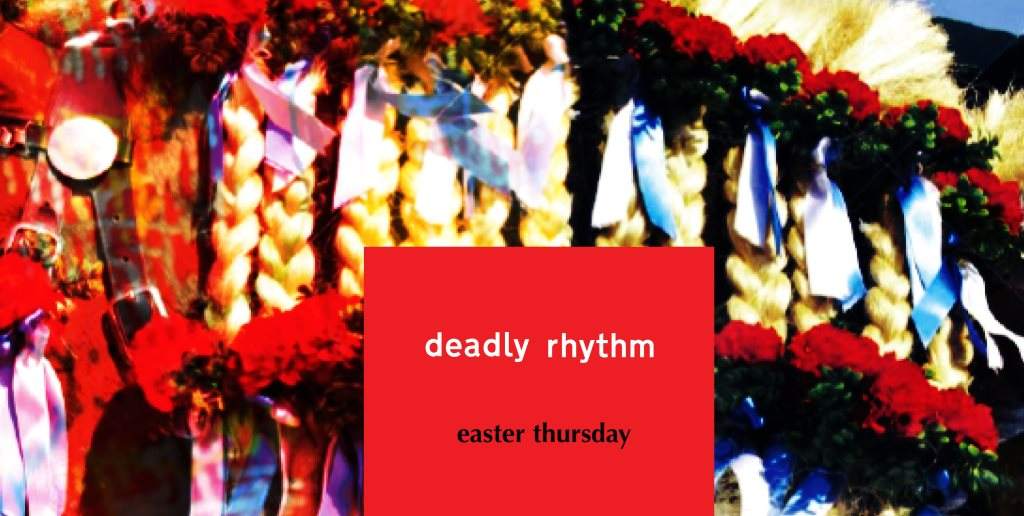 Deadly Rhythm Easter with Horse Meat Disco - フライヤー表