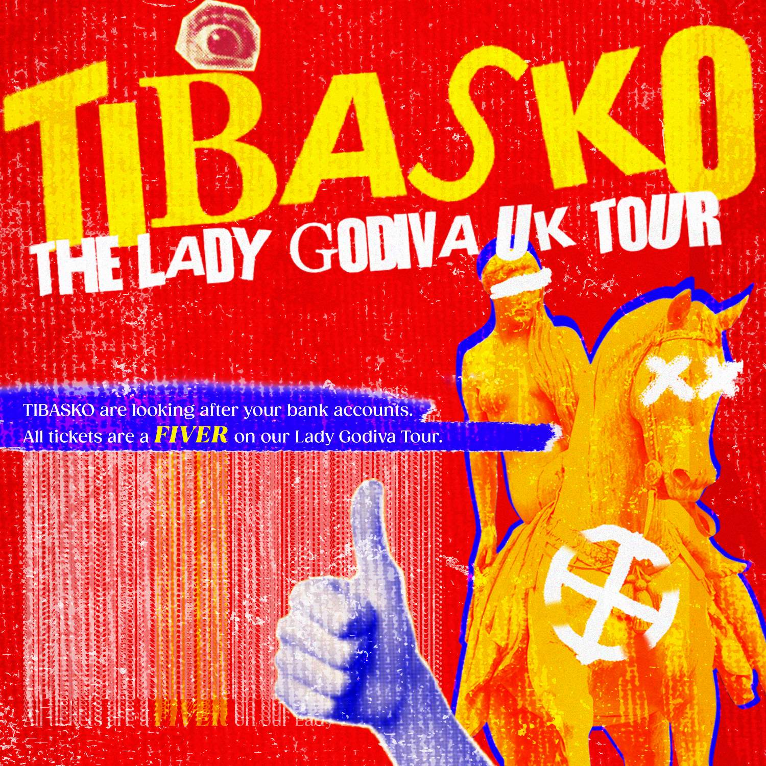 Tibasko: The Lady Godiva UK Tour - London - フライヤー表
