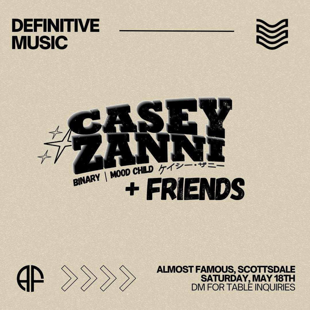Definitive presents: Casey Zanni + Friends - Página frontal