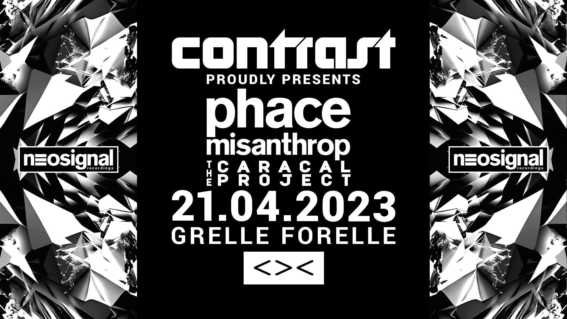 CONTRAST pres. NEOSIGNAL with Phace + Misanthrop + THE CARACAL PROJECT - 18 - Página frontal