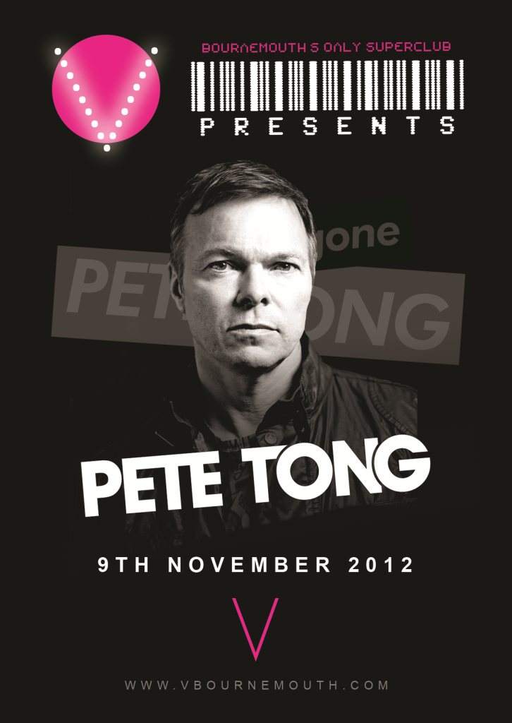 V presents - Pete Tong - Página frontal