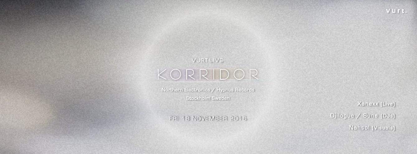 Vurt Live with Korridor - フライヤー裏