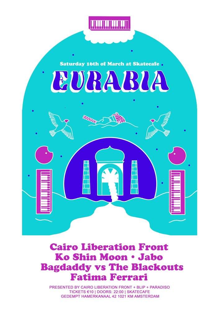 Eurabia - Cairo Liberation Front, Ko Shin Moon a.o. at Skatecafe