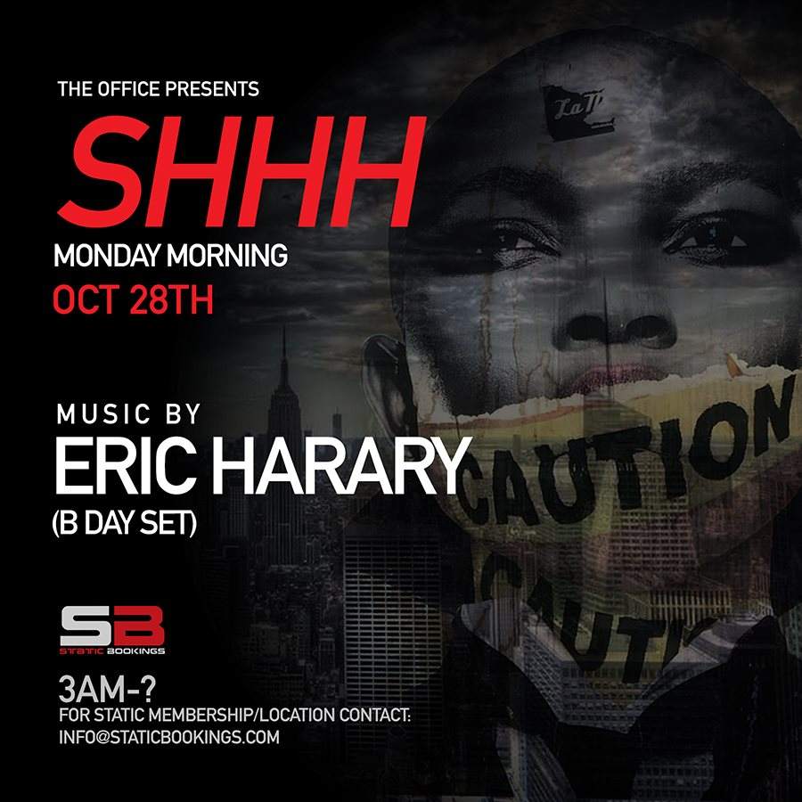 Shhh Static Music By: Eric Harary (B Day Set) - Página frontal