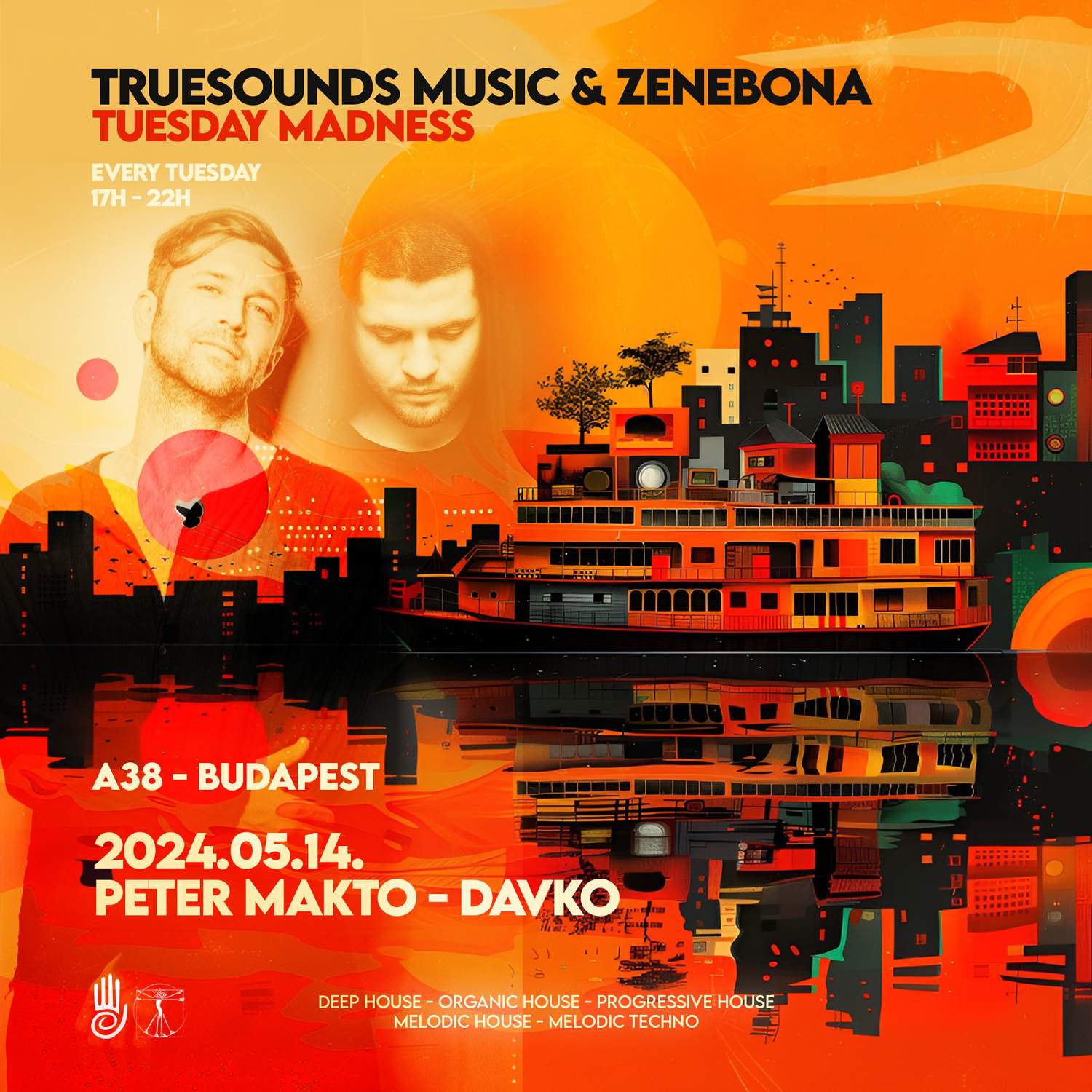 Tuesday Madness (pres. by Truesounds Music & Zenebona Records) - Página frontal