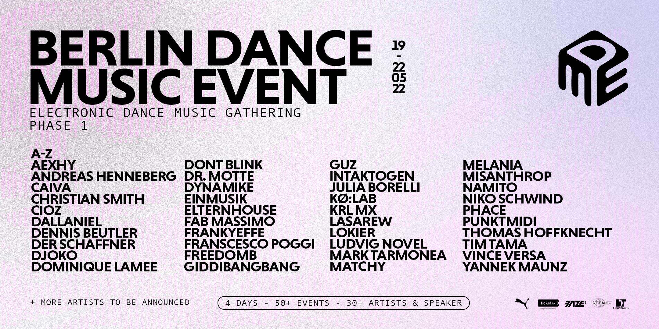 BDME 2022⎜Berlin Dance Music Event - フライヤー裏