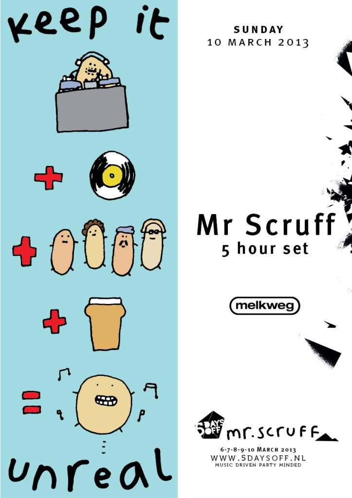 5 Days Off Day 5: Mr Scruff - Página frontal
