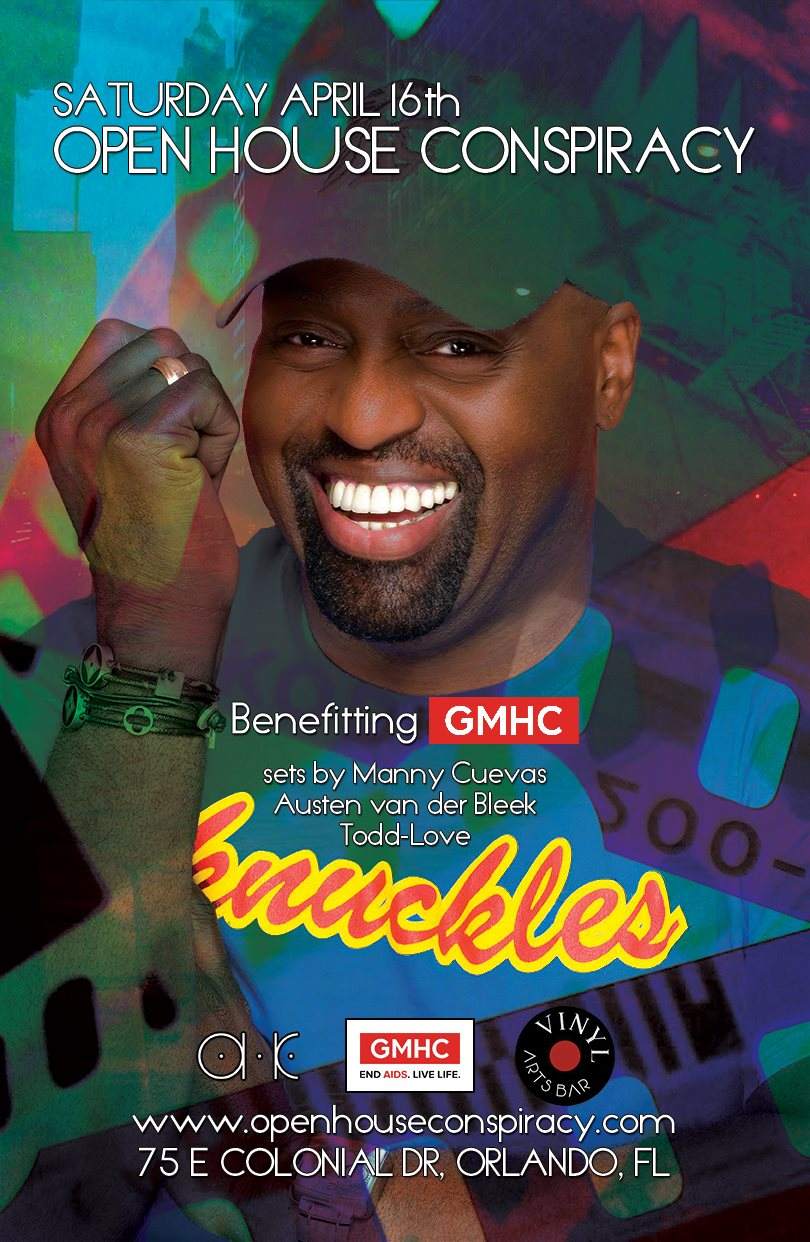 Open House Conspiracy 3rd Annual Frankie Knuckles Benefit - フライヤー表