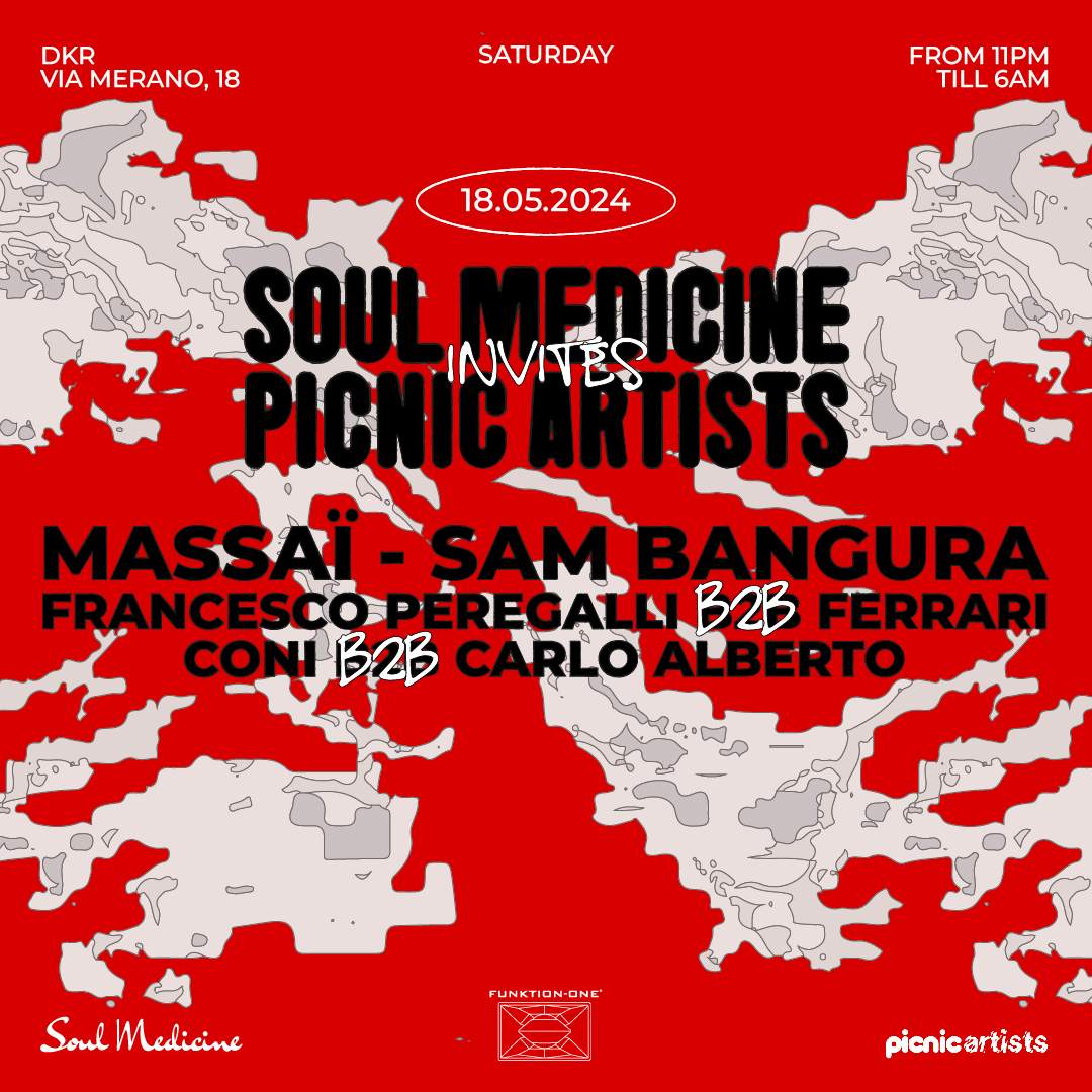 Soul Medicine 2nd Anniversary: with Picnic Artists - フライヤー表