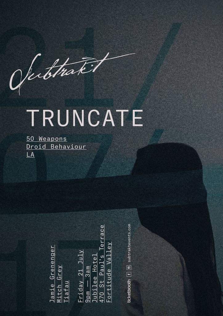 Subtrakt presents: Truncate - Página frontal