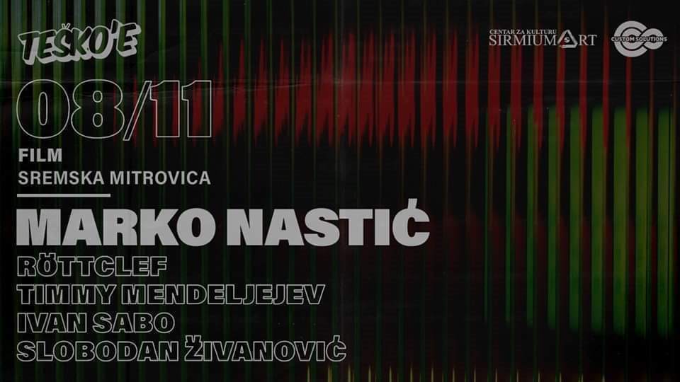Teško'e // Marko Nastić • Sremska Mitrovica - Página frontal