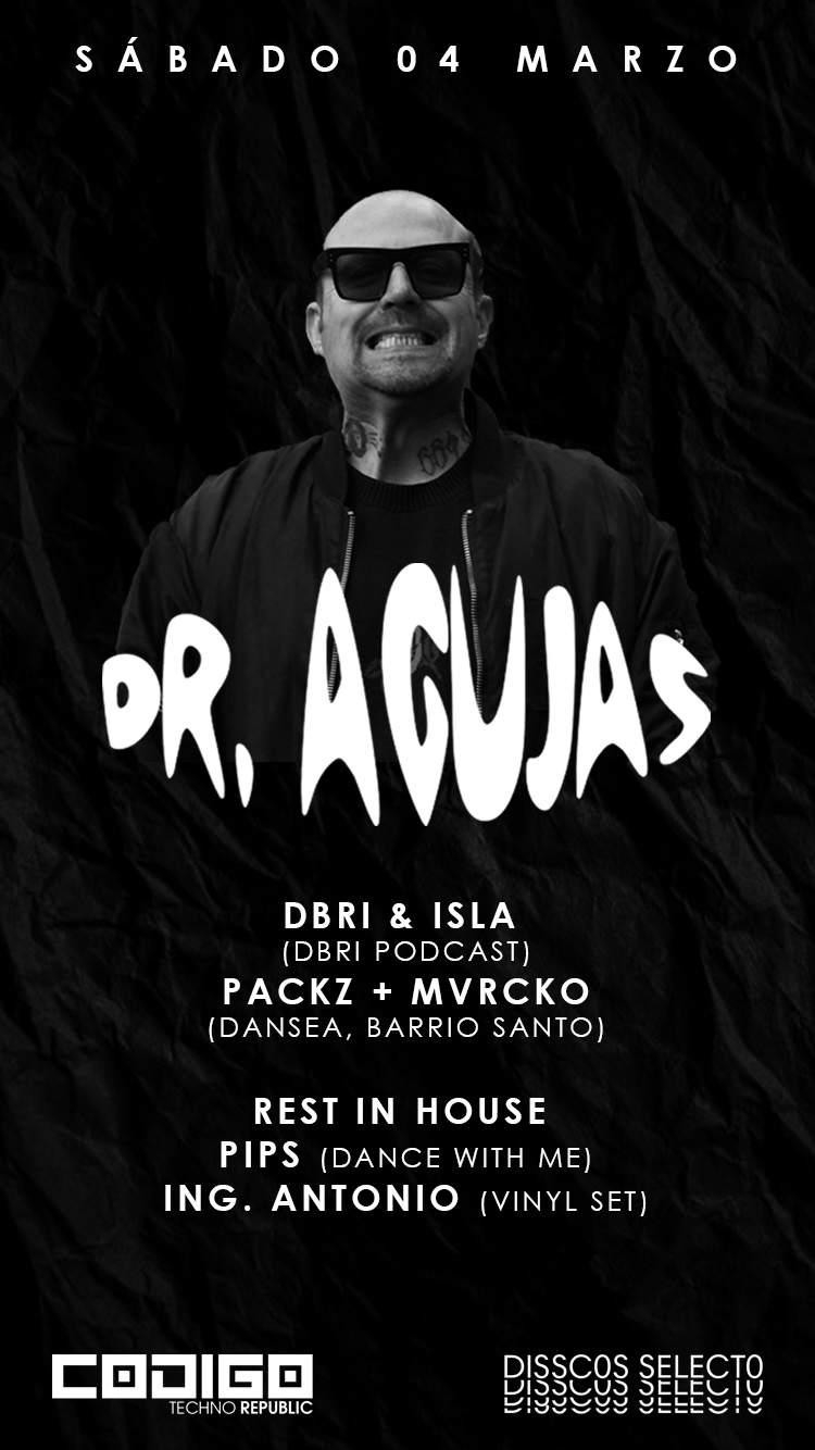 AÑ0 3 // Dr Agujas x DISSCOS SELCTO - フライヤー表