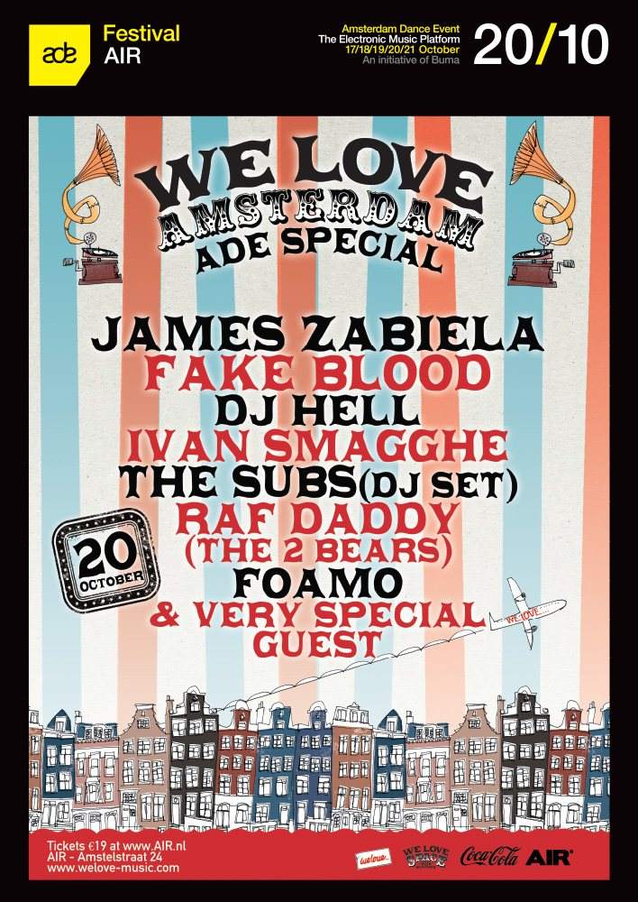 We Love... Amsterdam - ADE Special - Página frontal