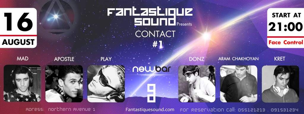 Fantastique Sound Contact - フライヤー表