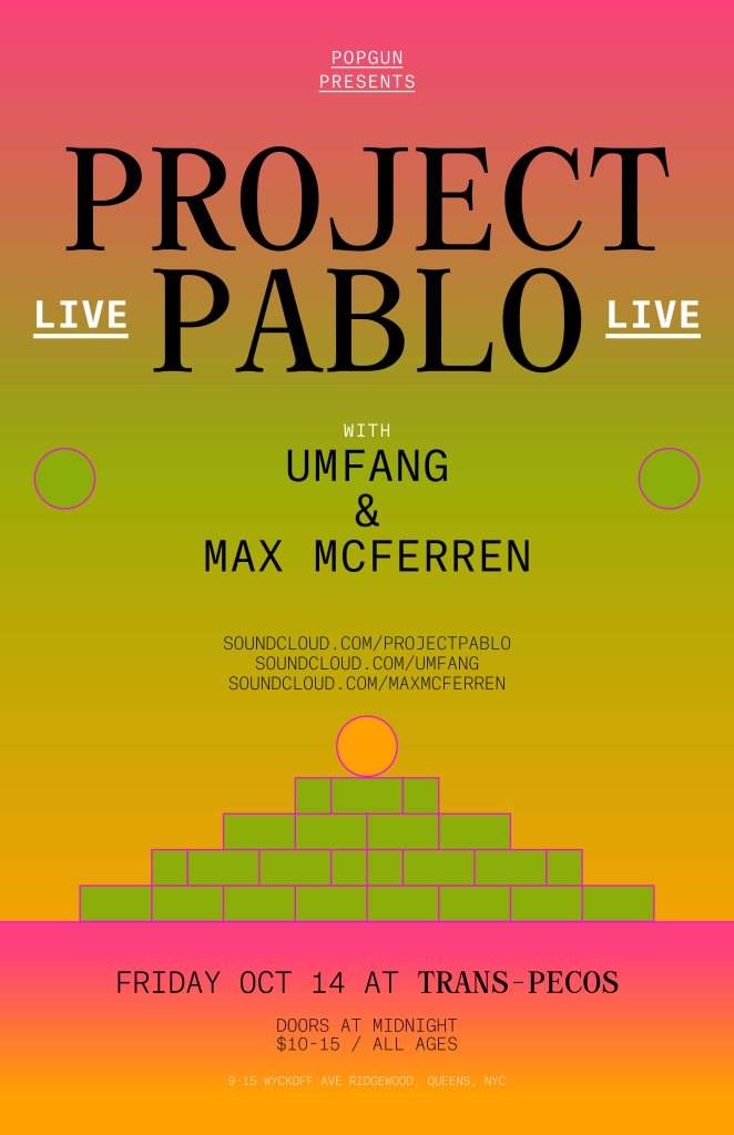 Project Pablo (Live), Umfang & Max Mcferren - Página frontal