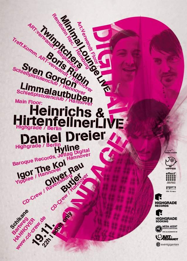 Digital Bondage Mit Heinrichs & Hirtenfellner - Live , Daniel Dreier - フライヤー裏