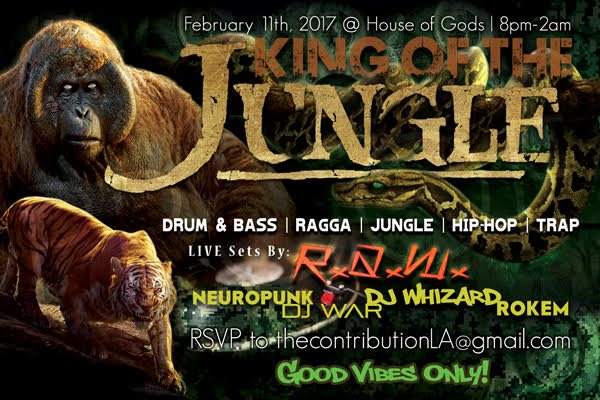 King Of The Jungle Feat. R.A.W., Neuropunk & DJ Whizard - Página frontal