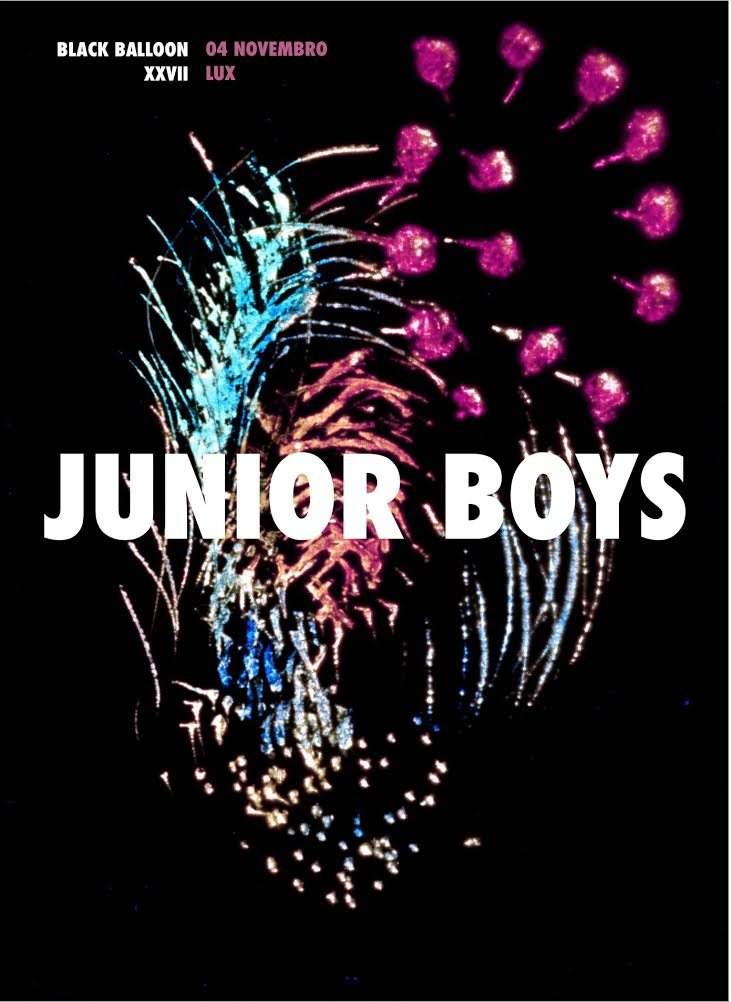 Junior Boys x Levon Vincent x Joey Anderson - フライヤー表